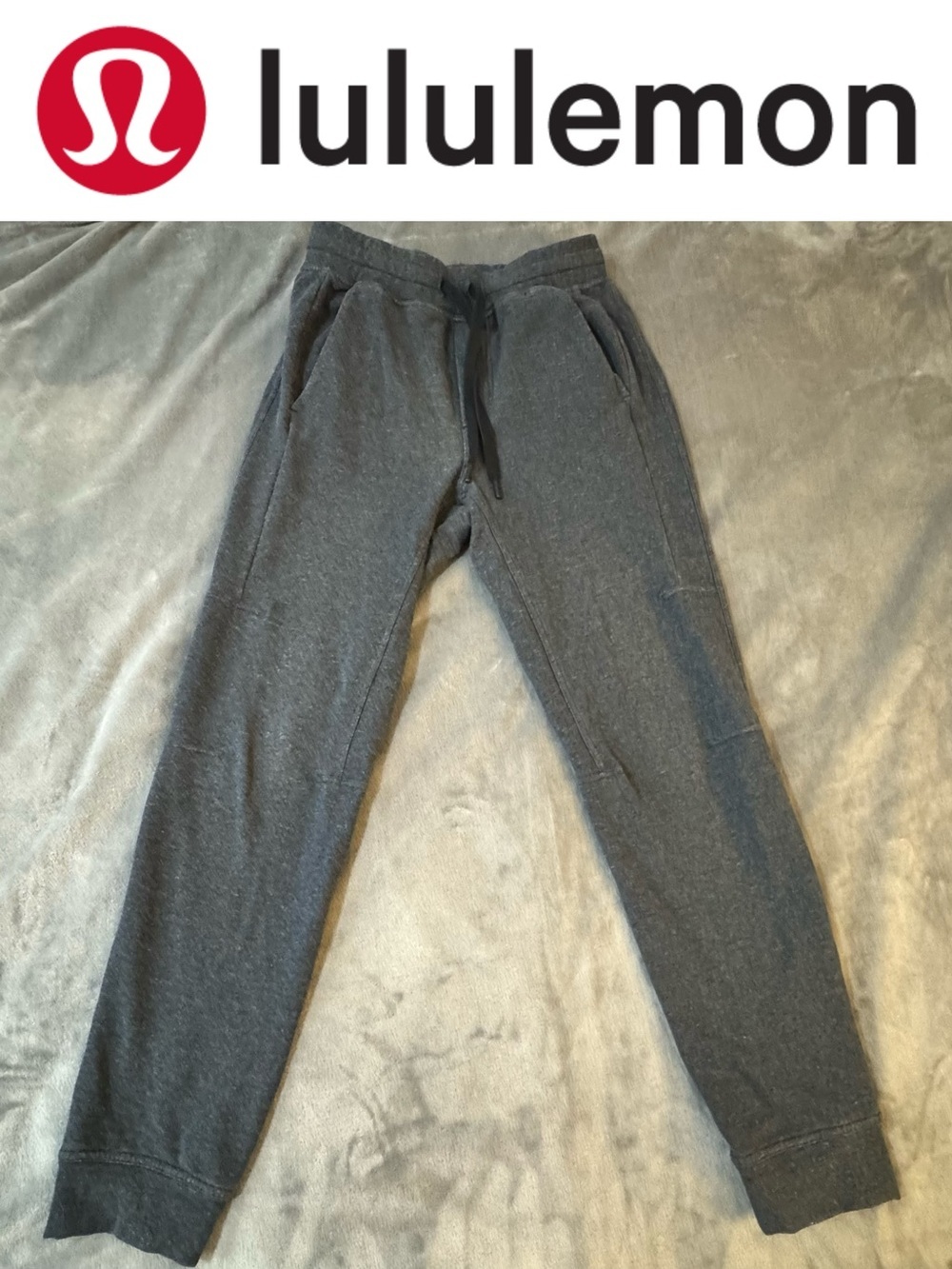 lululemon athletica Men's Charcoal Gray Jogger Sweatpants

#181